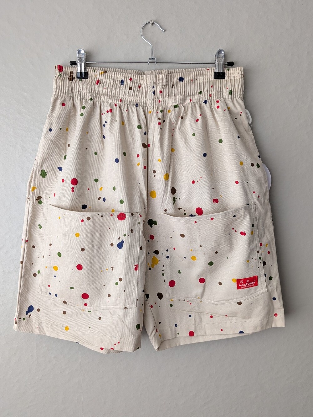 Chef Short Pants Front Pocket - Sauce Splash L